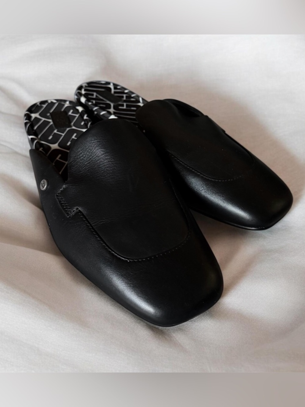 UGG Women’s Black Slide Loafers - Sleek Slip-On Comfort